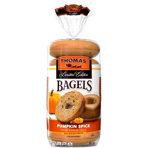 1 bagel (120 g) Pumpkin Bagel