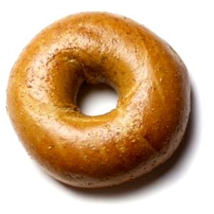 1 bagel (3.5 oz) Whole Wheat Bagel