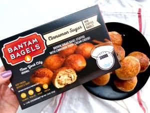 1 bagel (37 g) Cinnamon Sugar Mini Stuffed Bagels