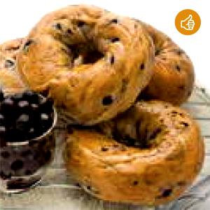 1 bagel (90 g) Blueberry Bagels