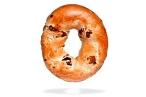 1 bagel (94 g) Cinnamon Raisin Bagel