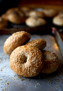 1 bagel Honey Wheat Bagels