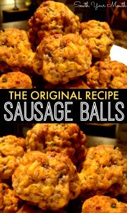 1 Ball Sausage Balls (Made with Biscuit Mix and Cheese)