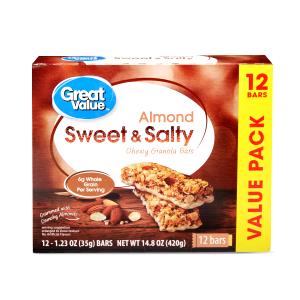 1 bar (0.6 oz) Chewy Nut Bar - Sweet & Salty Almond