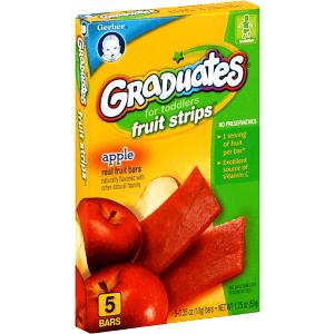 1 bar (10 g) Graduates Fruit Strips