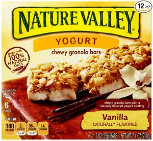 1 bar (1.2 oz) Chewy Granola Bars - Vanilla Yogurt