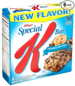 1 bar (23 g) Special K Cereal Bars - Chocolatey Chip Cookie