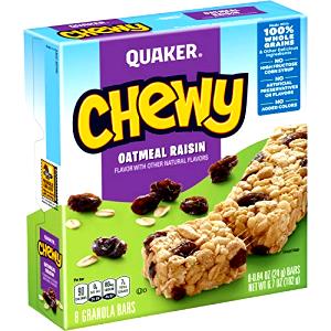 1 bar (24 g) Chewy 90 Calorie Lowfat Granola Bars - S