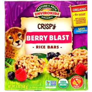 1 bar (28 g) Environkidz Organic Crispy Rice Cereal Bars - Fruity Burst