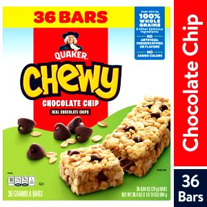 1 bar (28 g) Low Fat Chewy Granola Bars - Chocolate Chunk