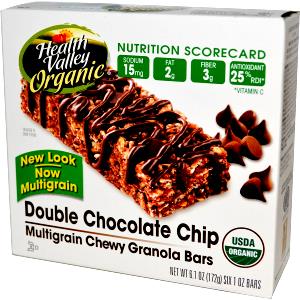 1 bar (29 g) Double Chocolate Chip Multigrain Chewy Granola Bar