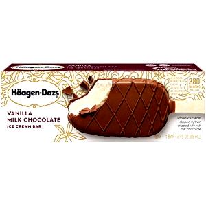 1 Bar (3 Fl Oz) Chocolate Covered Ice Cream Bar or Stick