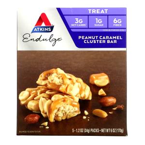 1 bar (34 g) Endulge Peanut Caramel Cluster Bar