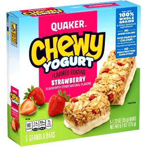 1 bar (35 g) Chewy Granola Bars with a Naturally Flavored Yogurt Coasting (Variety Pack)