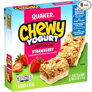 1 bar (35 g) Chewy Yogurt Granola Bar - Vanilla