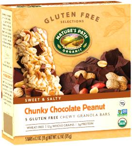 1 bar (35 g) Organic Chewy Granola Bars - Chunky Chocolate Peanut