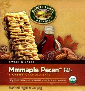 1 bar (35 g) Organic Chewy Granola Bars - Mmmaple Pecan