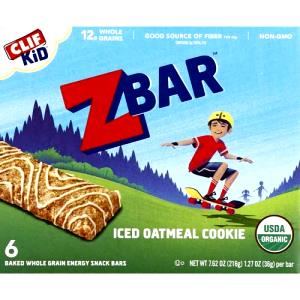 1 bar (36 g) Clif Kid Organic Z Bar - Iced Oatmeal Cookie