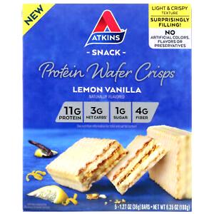 1 bar (36 g) Protein Wafer Crisps Lemon Vanilla