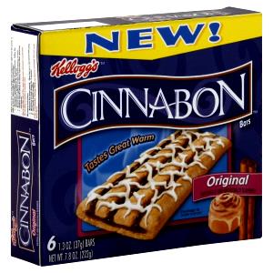 1 bar (37 g) Cinnabon Snack Bars - Original