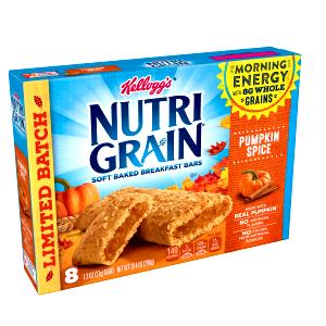 1 bar (37 g) Nutri-Grain Soft Baked Bar - Pumpkin Spice