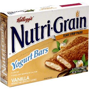 1 bar (37 g) Nutri-Grain Yogurt Bar - Vanilla