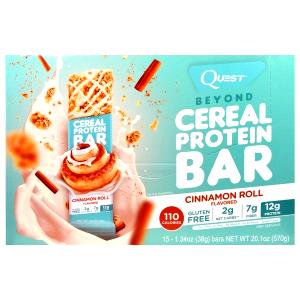 1 bar (38 g) Cinnamon Roll Cereal Protein Bar