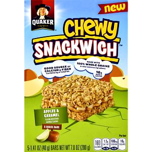 1 bar (40 g) Chewy Snackwich - Apples & Caramel