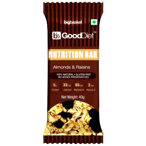 1 bar (40 g) Flax Raisin Bar