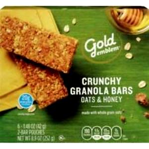 1 bar (40 g) Gold Emblem Oats & Chocolate Chewy Fiber Bars