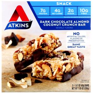 1 bar (40 g) Snack Dark Chocolate Almond Coconut Crunch Bar