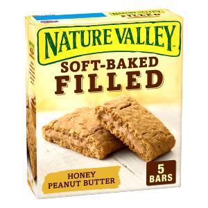 1 bar (40 g) Soft Baked Filled Squares - Honey Peanut Butter