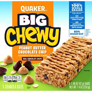 1 bar (42 g) Big Chewy Granola Bars - Chocolate Chip