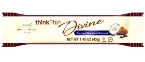 1 bar (42 g) Divine German Chocolate Coconut