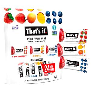 1 bar (43 g) No Sugar Added Fruit Bar