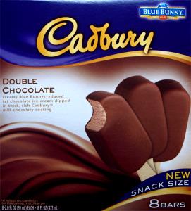 1 bar (45 g) Cadbury Double Chocolate Ice Cream Bar