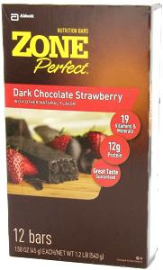 1 bar (45 g) Dark Chocolate Nutrition Bar - Strawberry