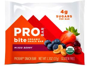 1 bar (46 g) Bite Organic Snack Bar Mixed Berry