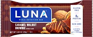 1 bar (48 g) Luna Bar - Caramel Walnut Brownie