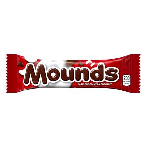 1 bar (49 g) Mounds Dark Chocolate Candy Bar