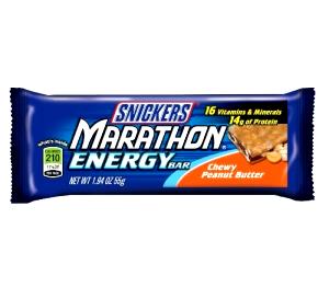 1 bar (55 g) Marathon Energy Bar - Chewy Peanut butter