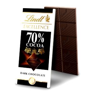 1 bar (6 pieces) (1.5 oz) 70% Dark Chocolate