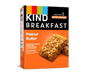 1 bar (60 g) Breakfast Squares - Peanut Butter