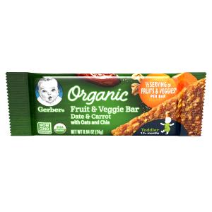 1 bar (62 g) Nourishing Food Bar - Carrot Raisin