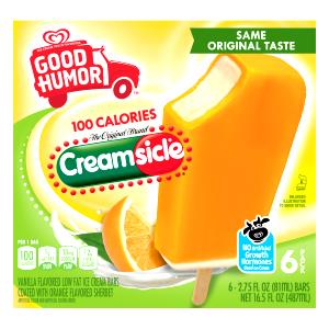 1 bar (65 g) Creamy Creations Fruit Bars - Orange