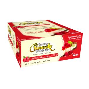 1 bar (65 g) Gourmet Cheesecake Protein Bar - Raspberry Truffle