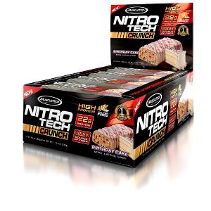 1 bar (65 g) Nitro-Tech Crunch - Birthday Cake