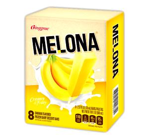 1 bar (80 ml) Melona Banana Flavored Ice Bar