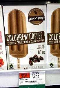 1 bar (81 g) Coldbrew Coffee Frozen Pop