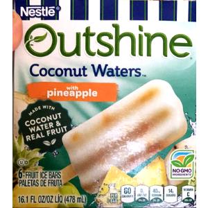 1 bar (84 g) Outshine Coconut Waters with Pineapple